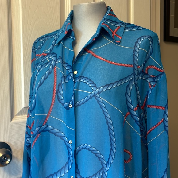 New Zara nautical blouse - Picture 3 of 6